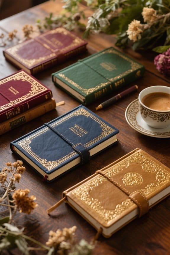 stylish hardcover travel journals