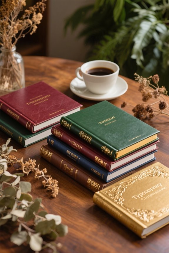typography coffee table essentials
